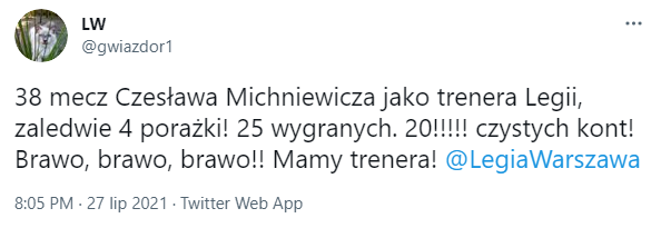 KOZACKIE statystyki Michniewicza w Legii O.o